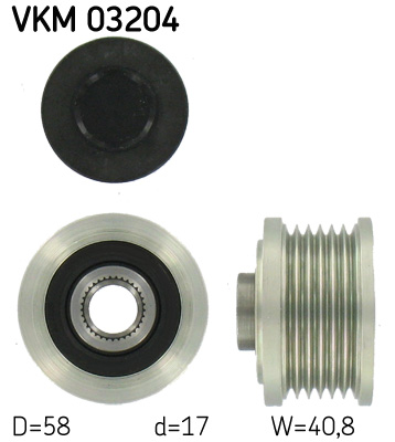 SKF  VKM 03204 GENERÁTOR SZABADONFUTÓ